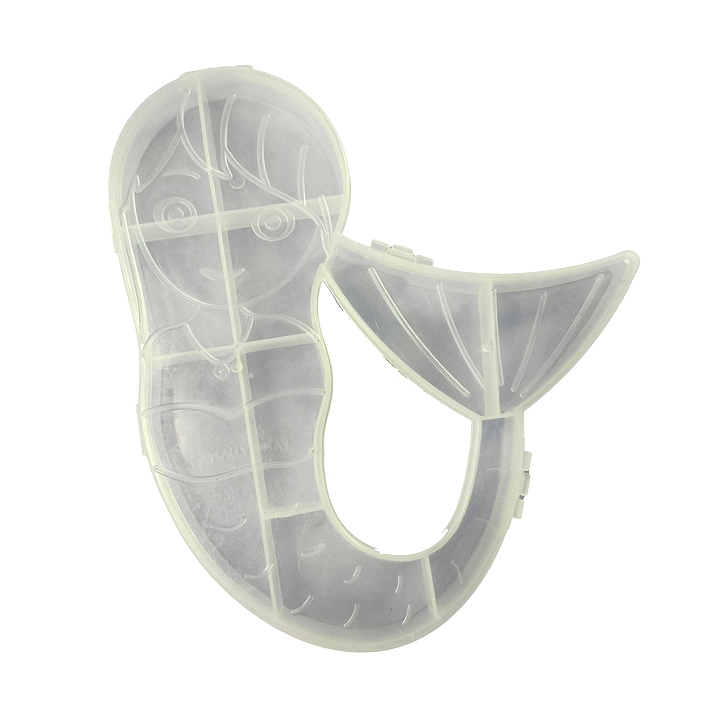 Mermaid Shape Plastic Storage Organizer Box (1 Pc) Mermaid Shape Plastic Storage Organizer Box (1 Pc)